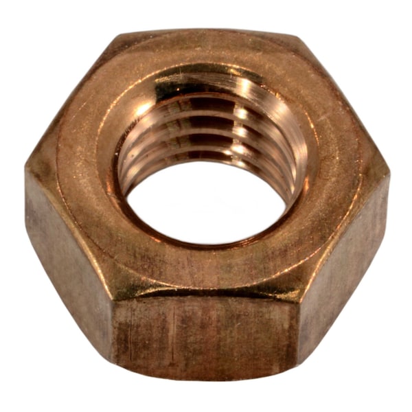 Hex Nut, 7/16"-14, Silicon Bronze, 3 PK
